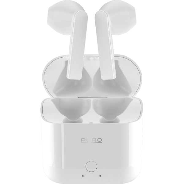 puro white bluetooth earphones